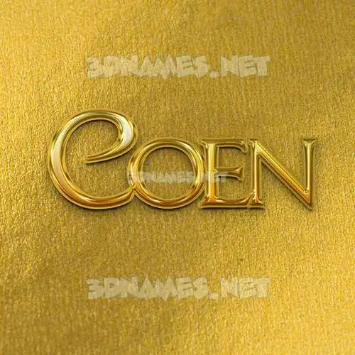 coen in All Gold style - 3D name wallpaper coen in All Gold style - 3D name wallpaper