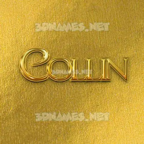 collin in All Gold style - 3D name wallpaper collin in All Gold style - 3D name wallpaper