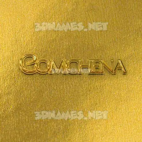 comchena in All Gold style - 3D name wallpaper comchena in All Gold style - 3D name wallpaper