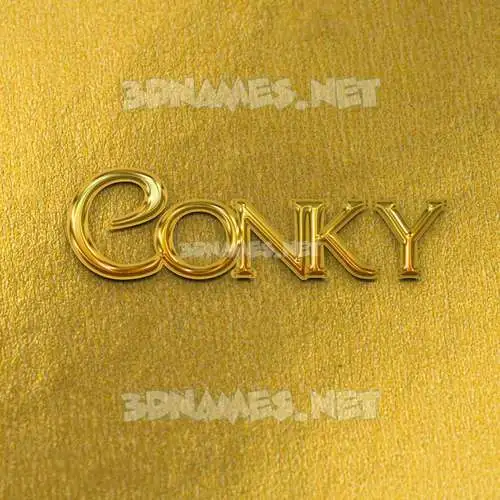 conky in All Gold style - 3D name wallpaper conky in All Gold style - 3D name wallpaper