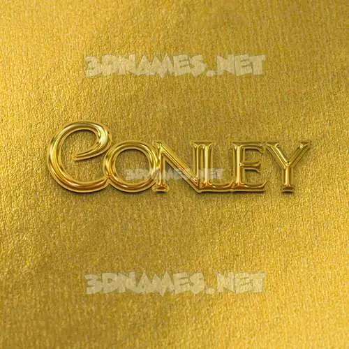 conley in All Gold style - 3D name wallpaper conley in All Gold style - 3D name wallpaper