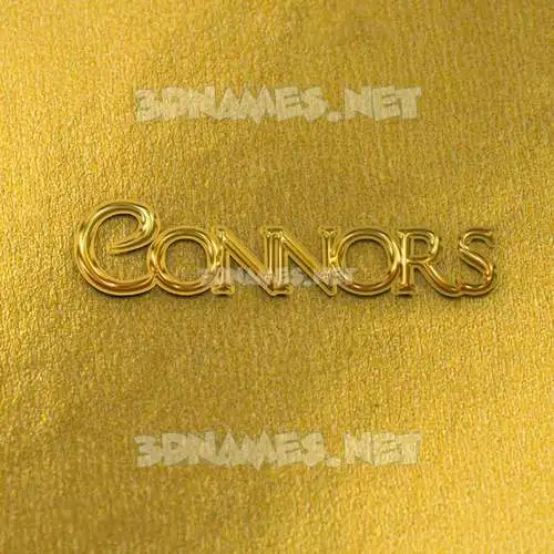 connors in All Gold style - 3D name wallpaper connors in All Gold style - 3D name wallpaper