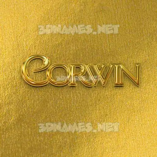corwin in All Gold style - 3D name wallpaper corwin in All Gold style - 3D name wallpaper
