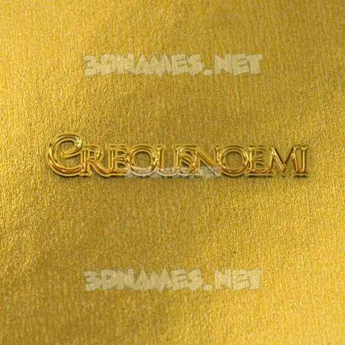 creousnoemi in All Gold style - 3D name wallpaper creousnoemi in All Gold style - 3D name wallpaper