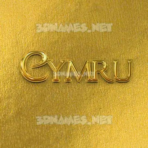 cymru in All Gold style - 3D name wallpaper cymru in All Gold style - 3D name wallpaper