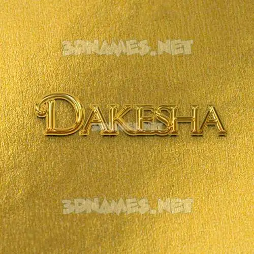 dakesha in All Gold style - 3D name wallpaper dakesha in All Gold style - 3D name wallpaper
