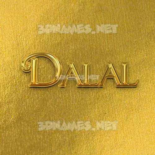 dalal in All Gold style - 3D name wallpaper dalal in All Gold style - 3D name wallpaper