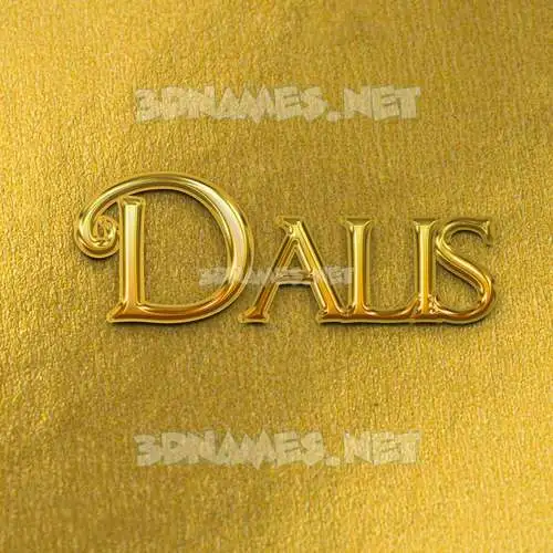 dalis in All Gold style - 3D name wallpaper dalis in All Gold style - 3D name wallpaper