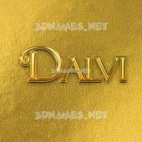dalvi in All Gold style - 3D name wallpaper dalvi in All Gold style - 3D name wallpaper