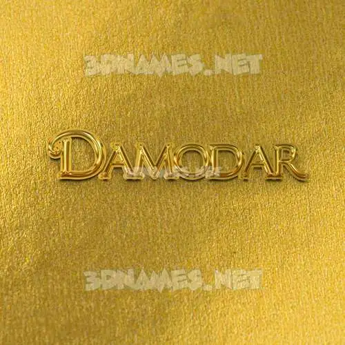 damodar in All Gold style - 3D name wallpaper damodar in All Gold style - 3D name wallpaper