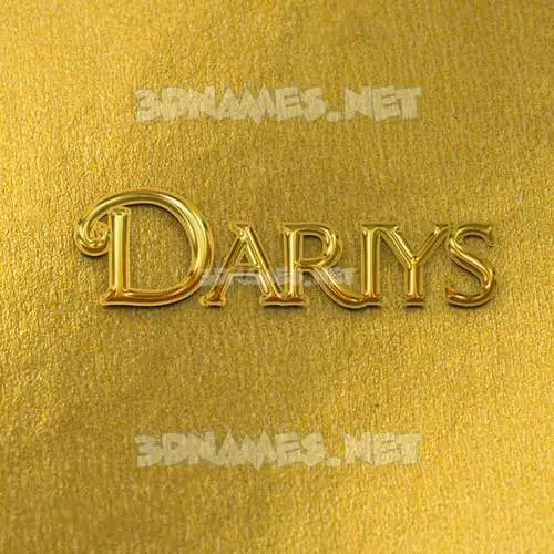 dariys in All Gold style - 3D name wallpaper dariys in All Gold style - 3D name wallpaper