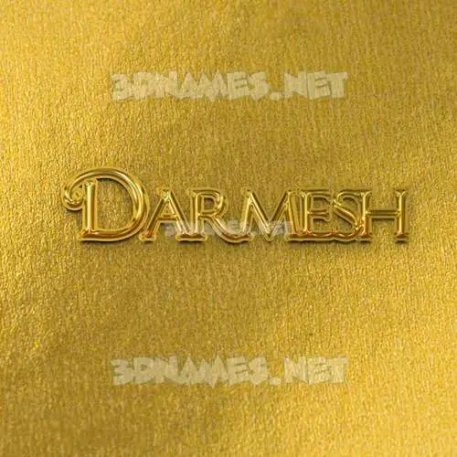 darmesh in All Gold style - 3D name wallpaper darmesh in All Gold style - 3D name wallpaper