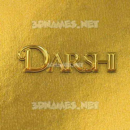 darshi in All Gold style - 3D name wallpaper darshi in All Gold style - 3D name wallpaper