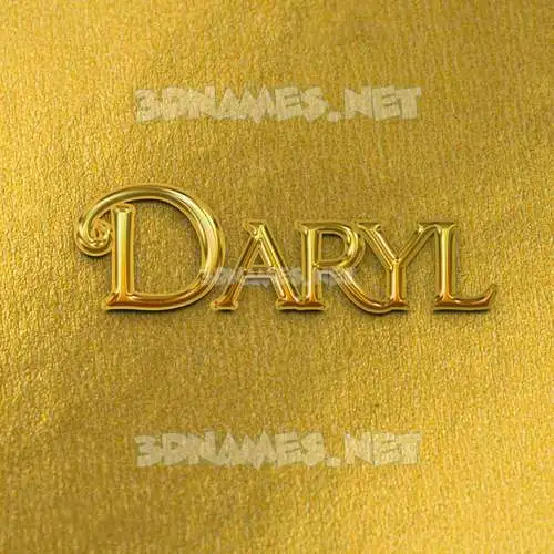 daryl in All Gold style - 3D name wallpaper daryl in All Gold style - 3D name wallpaper