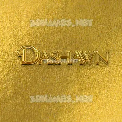 dashawn in All Gold style - 3D name wallpaper dashawn in All Gold style - 3D name wallpaper