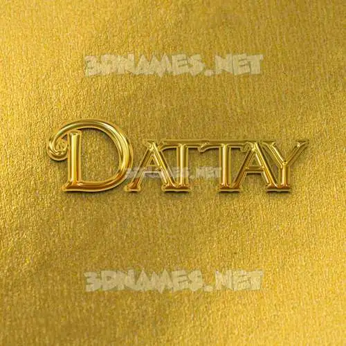 dattay in All Gold style - 3D name wallpaper dattay in All Gold style - 3D name wallpaper