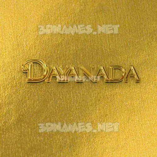 dayanada in All Gold style - 3D name wallpaper dayanada in All Gold style - 3D name wallpaper