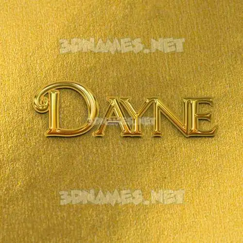 dayne in All Gold style - 3D name wallpaper dayne in All Gold style - 3D name wallpaper