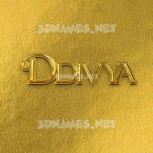 ddivya in All Gold style - 3D name wallpaper ddivya in All Gold style - 3D name wallpaper