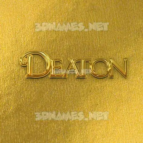 deaton in All Gold style - 3D name wallpaper deaton in All Gold style - 3D name wallpaper