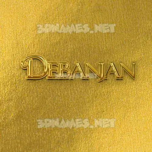 debanjan in All Gold style - 3D name wallpaper debanjan in All Gold style - 3D name wallpaper
