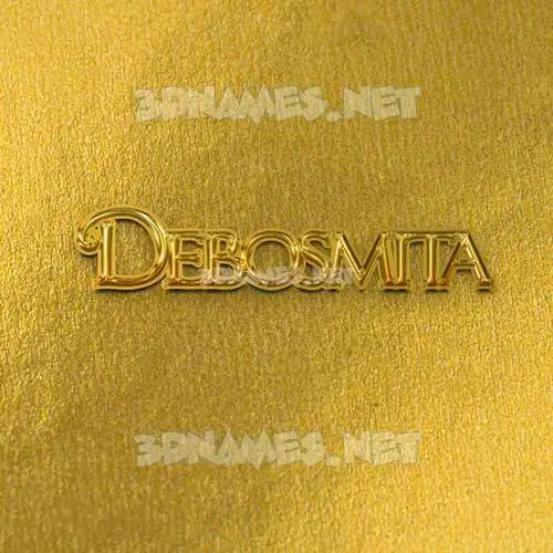 debosmita in All Gold style - 3D name wallpaper debosmita in All Gold style - 3D name wallpaper