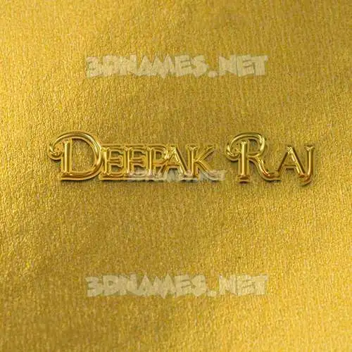 deepak raj in All Gold style - 3D name wallpaper deepak raj in All Gold style - 3D name wallpaper