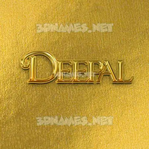 deepal in All Gold style - 3D name wallpaper deepal in All Gold style - 3D name wallpaper