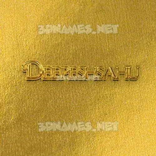 deepeshsahu in All Gold style - 3D name wallpaper deepeshsahu in All Gold style - 3D name wallpaper