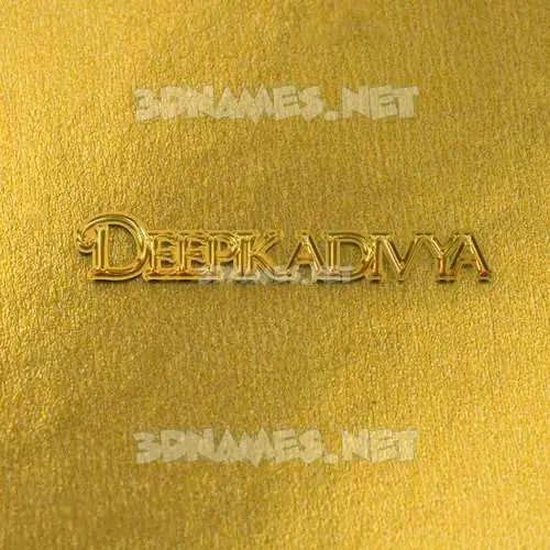 deepikadivya in All Gold style - 3D name wallpaper deepikadivya in All Gold style - 3D name wallpaper