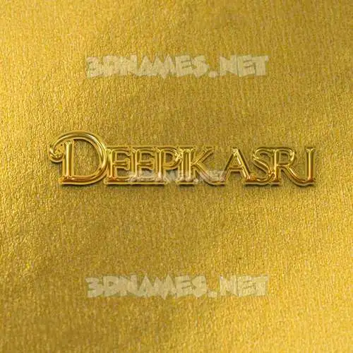 deepikasri in All Gold style - 3D name wallpaper deepikasri in All Gold style - 3D name wallpaper