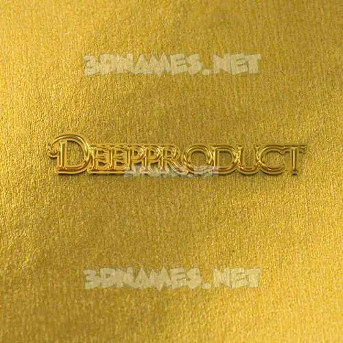 deepproduct in All Gold style - 3D name wallpaper deepproduct in All Gold style - 3D name wallpaper