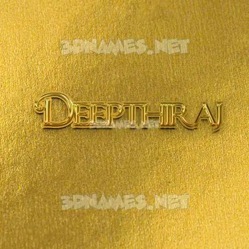 deepthiraj in All Gold style - 3D name wallpaper deepthiraj in All Gold style - 3D name wallpaper