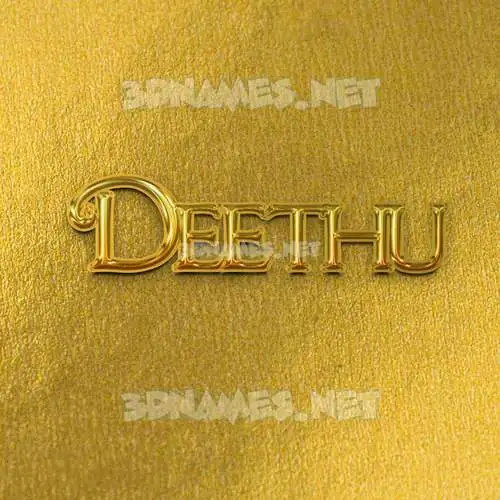 deethu in All Gold style - 3D name wallpaper deethu in All Gold style - 3D name wallpaper