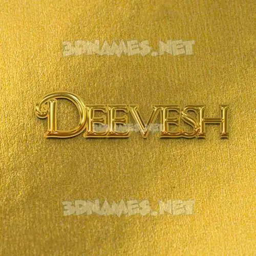 deevesh in All Gold style - 3D name wallpaper deevesh in All Gold style - 3D name wallpaper