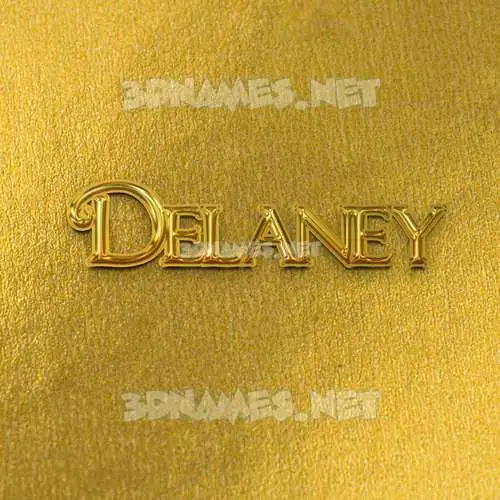 delaney in All Gold style - 3D name wallpaper delaney in All Gold style - 3D name wallpaper