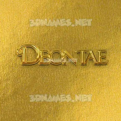 deontae in All Gold style - 3D name wallpaper deontae in All Gold style - 3D name wallpaper