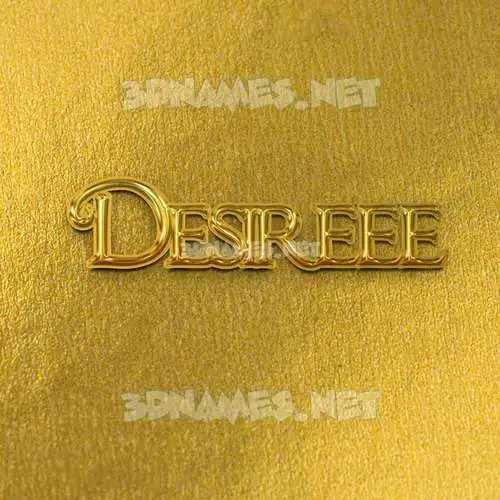 desireee in All Gold style - 3D name wallpaper desireee in All Gold style - 3D name wallpaper