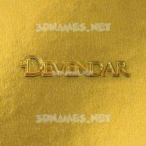 devendar in All Gold style - 3D name wallpaper devendar in All Gold style - 3D name wallpaper