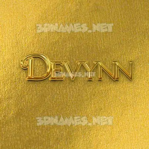 devynn in All Gold style - 3D name wallpaper devynn in All Gold style - 3D name wallpaper