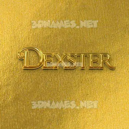 dexster in All Gold style - 3D name wallpaper dexster in All Gold style - 3D name wallpaper