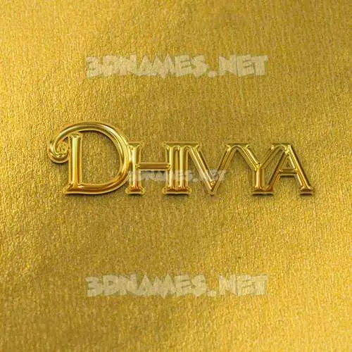 dhivya in All Gold style - 3D name wallpaper dhivya in All Gold style - 3D name wallpaper