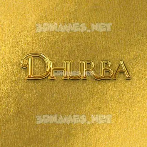 dhurba in All Gold style - 3D name wallpaper dhurba in All Gold style - 3D name wallpaper