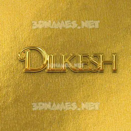 dilkesh in All Gold style - 3D name wallpaper dilkesh in All Gold style - 3D name wallpaper