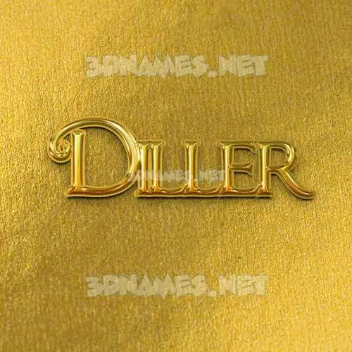 diller in All Gold style - 3D name wallpaper diller in All Gold style - 3D name wallpaper