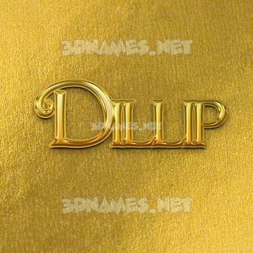 dillip in All Gold style - 3D name wallpaper dillip in All Gold style - 3D name wallpaper