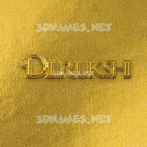dilrukshi in All Gold style - 3D name wallpaper dilrukshi in All Gold style - 3D name wallpaper