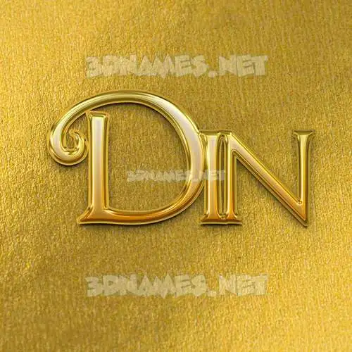 din in All Gold style - 3D name wallpaper din in All Gold style - 3D name wallpaper