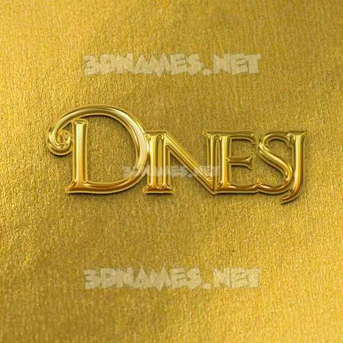dinesj in All Gold style - 3D name wallpaper dinesj in All Gold style - 3D name wallpaper