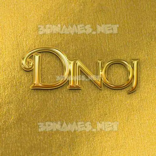 dinoj in All Gold style - 3D name wallpaper dinoj in All Gold style - 3D name wallpaper
